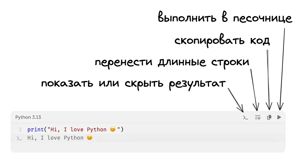 Блок с исполняемым кодом